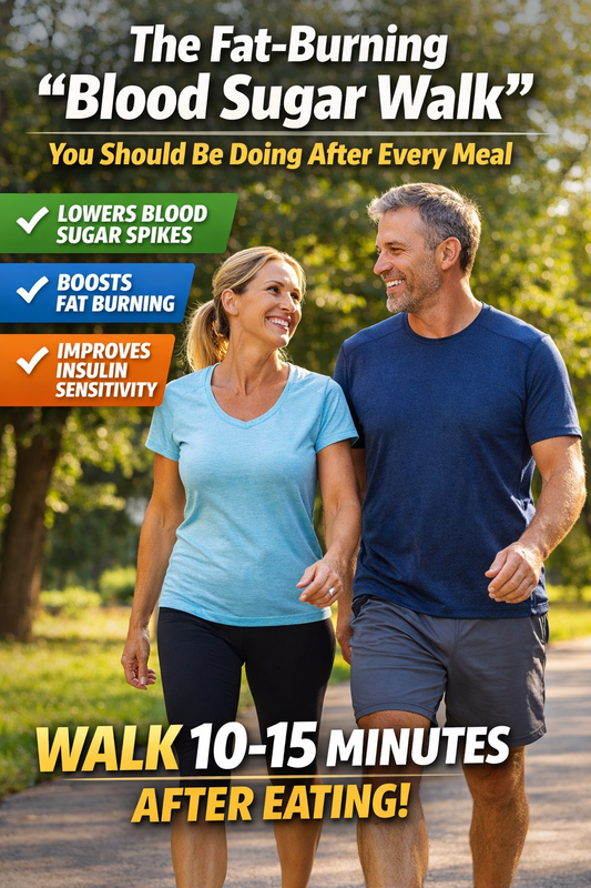 The Fat-Burning “Blood Sugar Walk” Doctors Recommend After Every Meal
