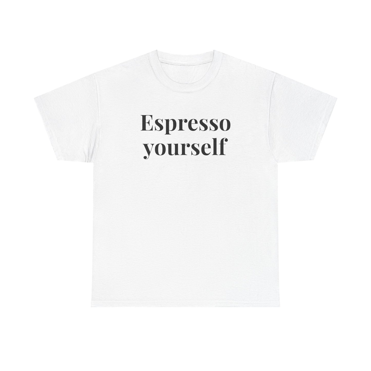 Espresso Yourself Unisex Cotton Tee, Coffee Lover Shirt, Gift for Barista, Funny Coffee T-Shirt, Unique Casual Wear