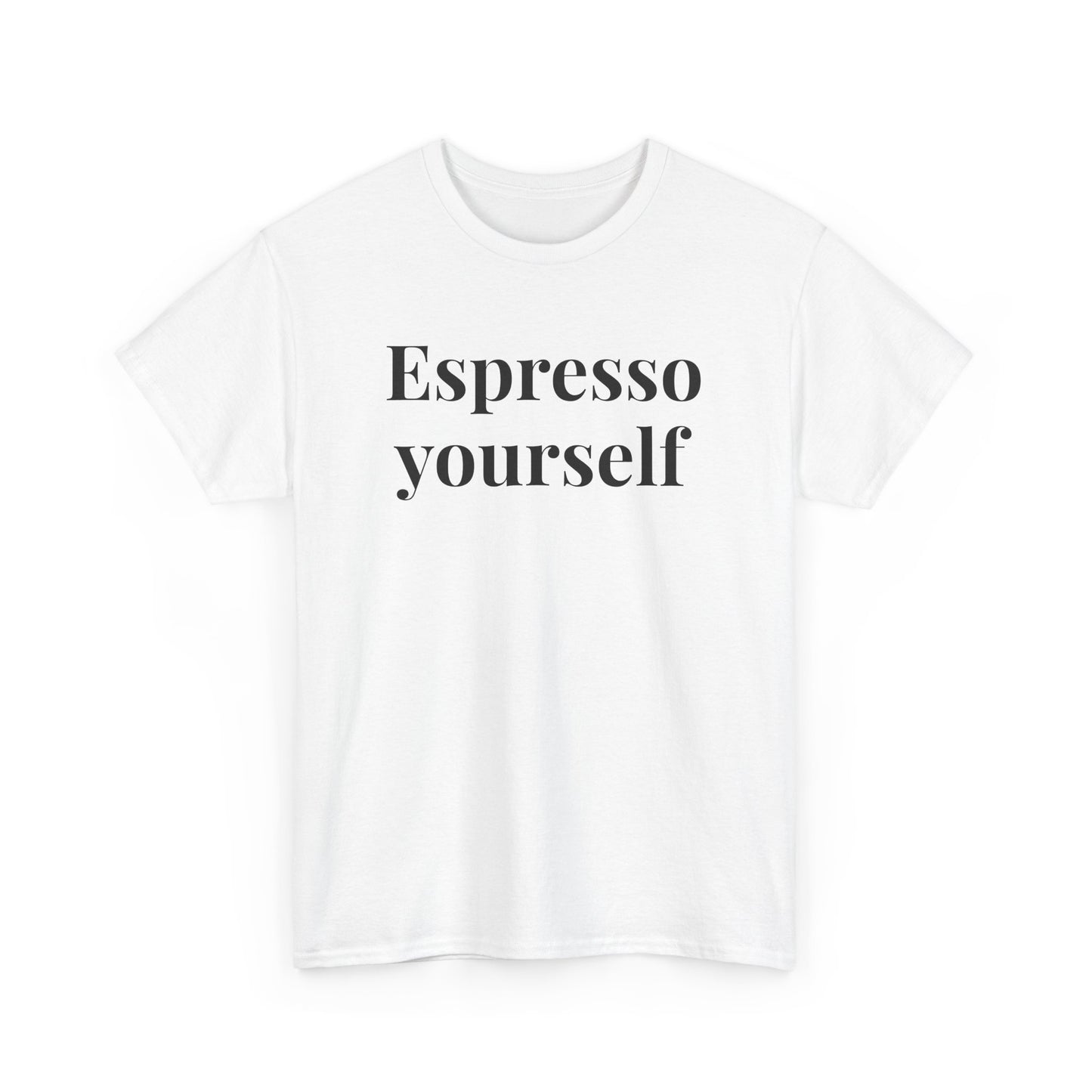 Espresso Yourself Unisex Cotton Tee, Coffee Lover Shirt, Gift for Barista, Funny Coffee T-Shirt, Unique Casual Wear